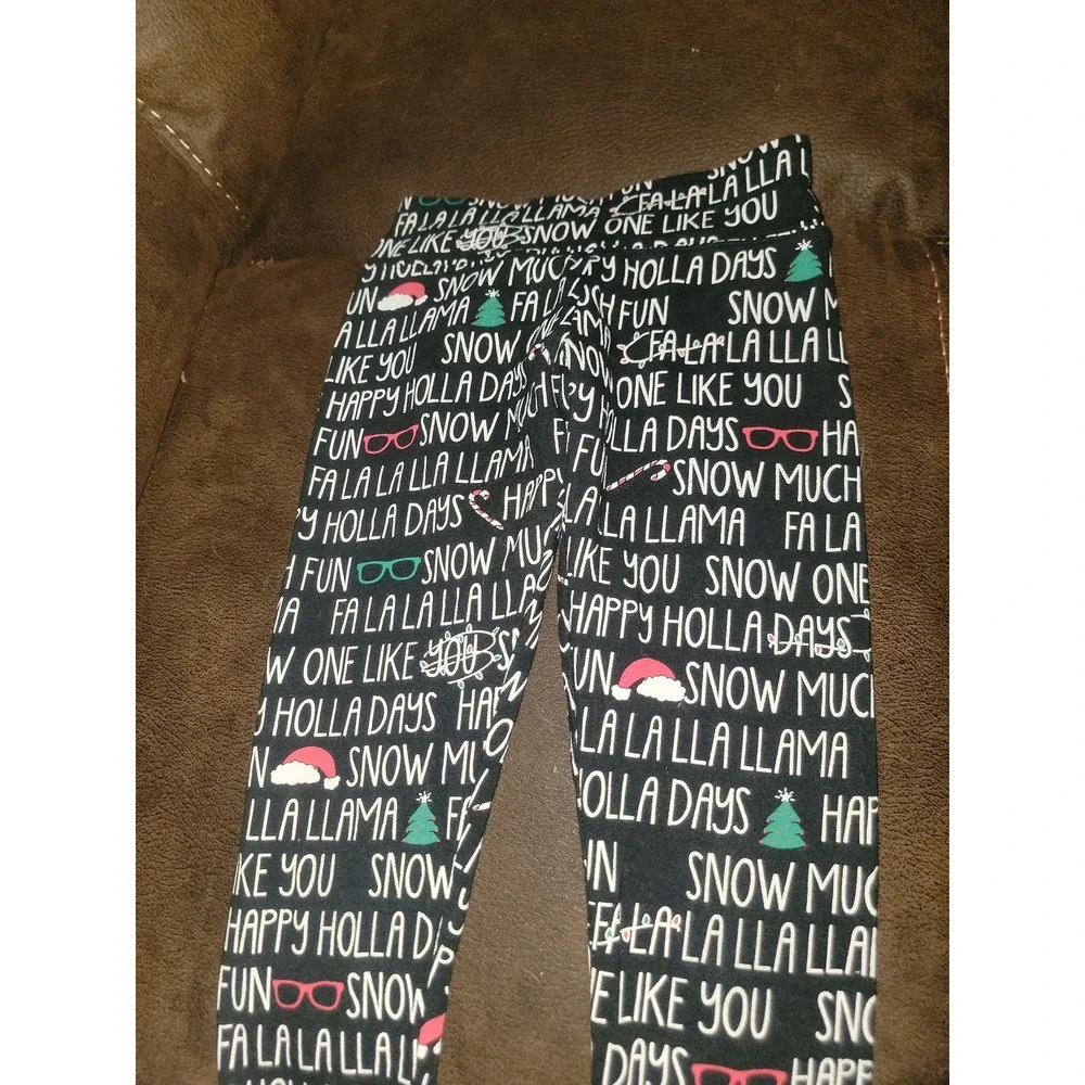 Justice‎ holiday Christmas llama sweater and leggings size 10